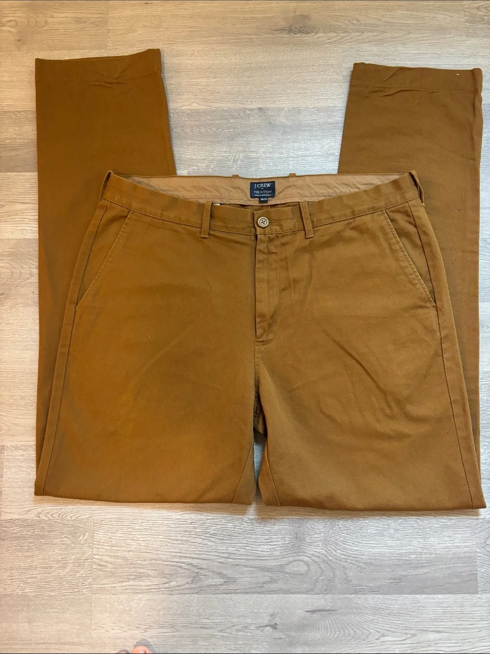 J. Crew Men's Chinos in Warm Tan